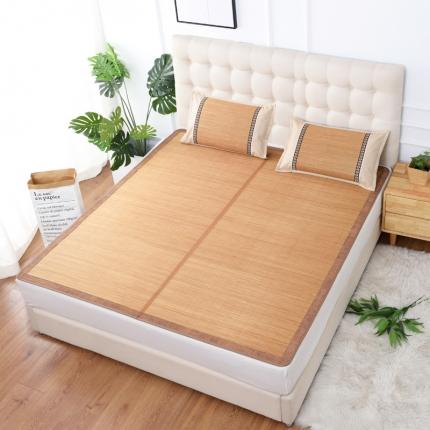 91家纺网 家纺一手货源 找家纺 2024新款双面竹席冰丝席竹凉席学生宿舍席子凉席