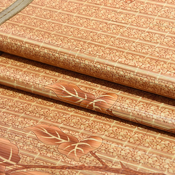 91家纺网 家纺一手货源 找家纺 2024印花竹席正反面两用凉席