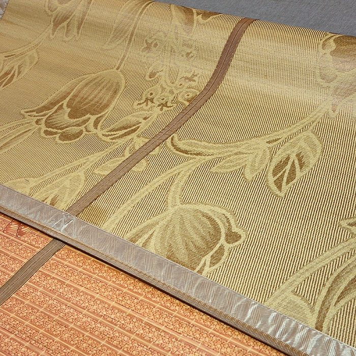 91家纺网 家纺一手货源 找家纺 2024印花竹席正反面两用凉席