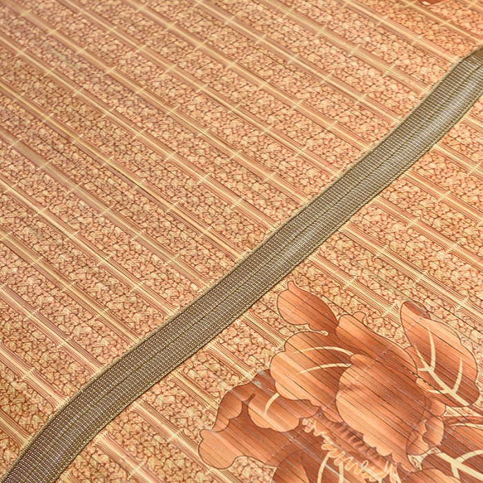 91家纺网 家纺一手货源 找家纺 2024印花竹席正反面两用凉席