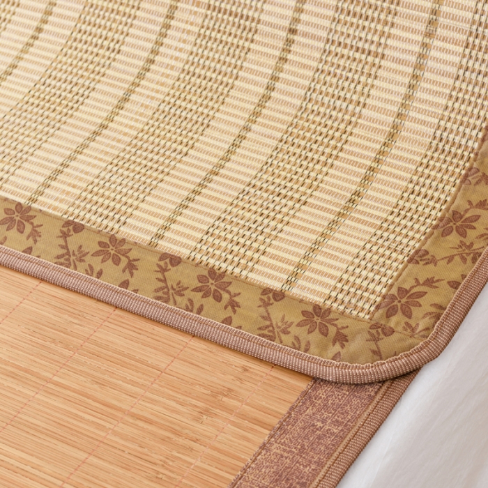 91家纺网 家纺一手货源 找家纺 2024新款双面竹席冰丝席竹凉席学生宿舍席子凉席