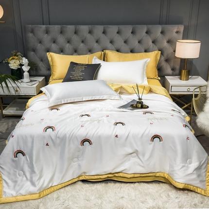 91家纺网 家纺一手货源 找家纺 （总）澳梵 2022新款莫代尔绣花夏被四件套