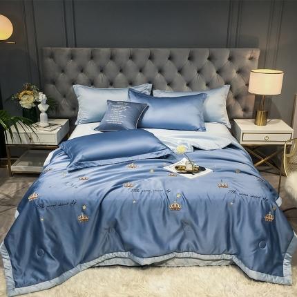 91家纺网 家纺一手货源 找家纺 （总）澳梵 2022新款莫代尔绣花夏被四件套