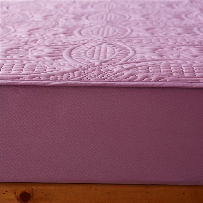 91家纺网 家纺一手货源 找家纺 豪选家纺 2026新款欧式防水夹棉床笠 红色