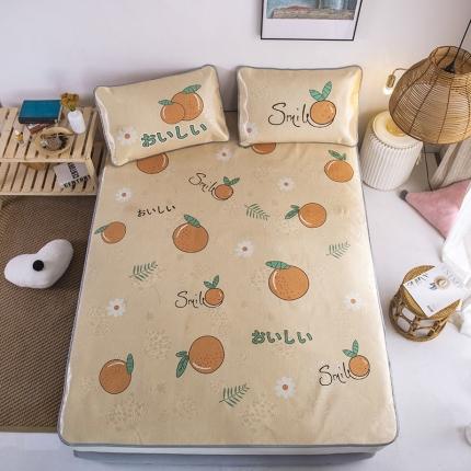 91家纺网 家纺一手货源 找家纺 总-同田家纺2023款数码大版印花卡通二次元冰丝三明治凉席