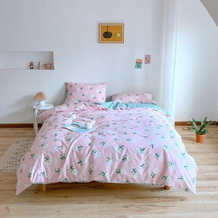 91家纺网 家纺一手货源 找家纺 （总）星期八 2020新款13070全棉四件套亲子系列