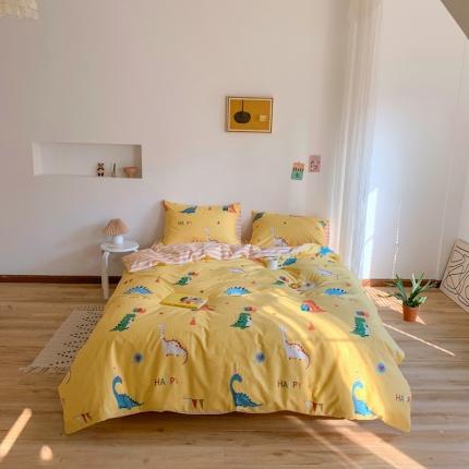 91家纺网 家纺一手货源 找家纺 （总）星期八 2020新款13070全棉四件套亲子系列