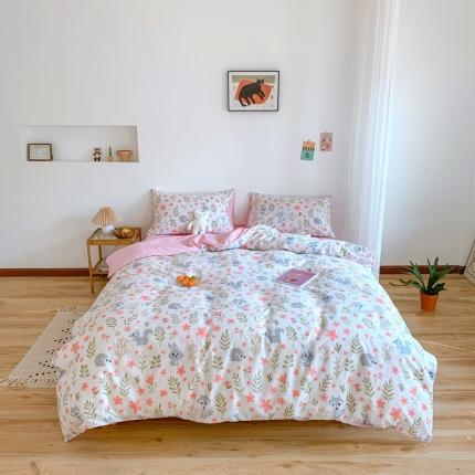 91家纺网 家纺一手货源 找家纺 （总）星期八 2020新款13070全棉四件套亲子系列