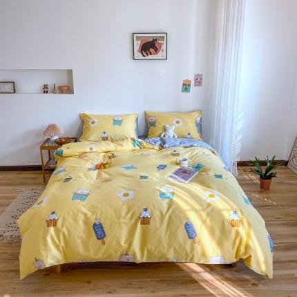 91家纺网 家纺一手货源 找家纺 （总）星期八 2020新款13070全棉四件套亲子系列