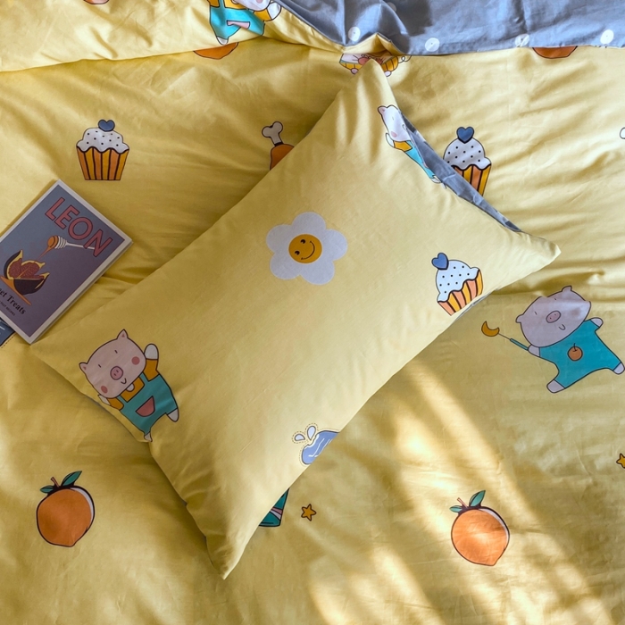 91家纺网 家纺一手货源 找家纺 （总）星期八 2020新款13070全棉四件套亲子系列