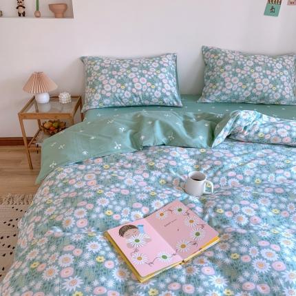 星期八 2020新款13070全棉四件套亲子系列 绿意盎然