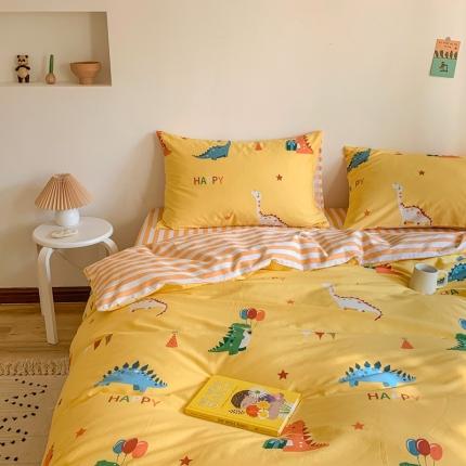 星期八 2020新款13070全棉四件套亲子系列 恐龙乐园