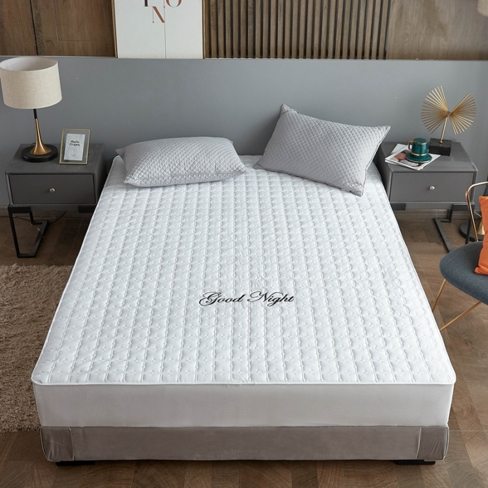 91家纺网 家纺一手货源 找家纺 喜居 2020新款全棉抗菌床笠 白色