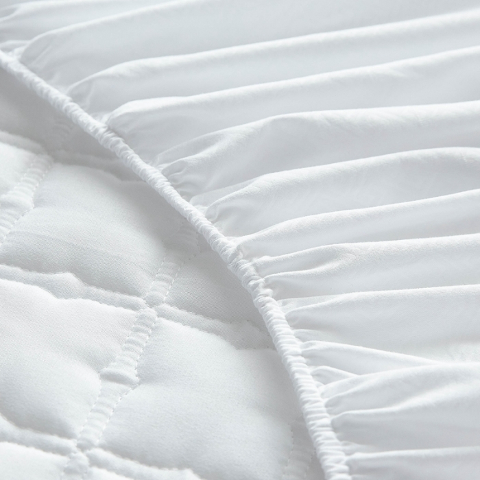 91家纺网 家纺一手货源 找家纺 喜居 2020新款全棉抗菌床笠 白色