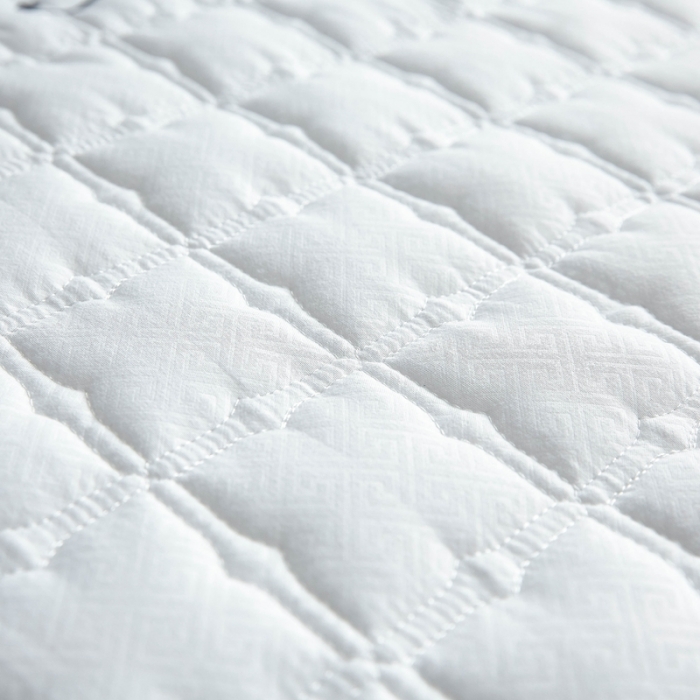 91家纺网 家纺一手货源 找家纺 喜居 2020新款全棉抗菌床笠 白色