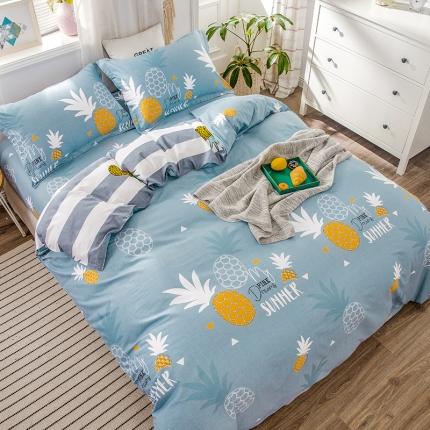 91家纺网 家纺一手货源 找家纺 （总）铭成 2022新款全棉12868小清新系列四件套