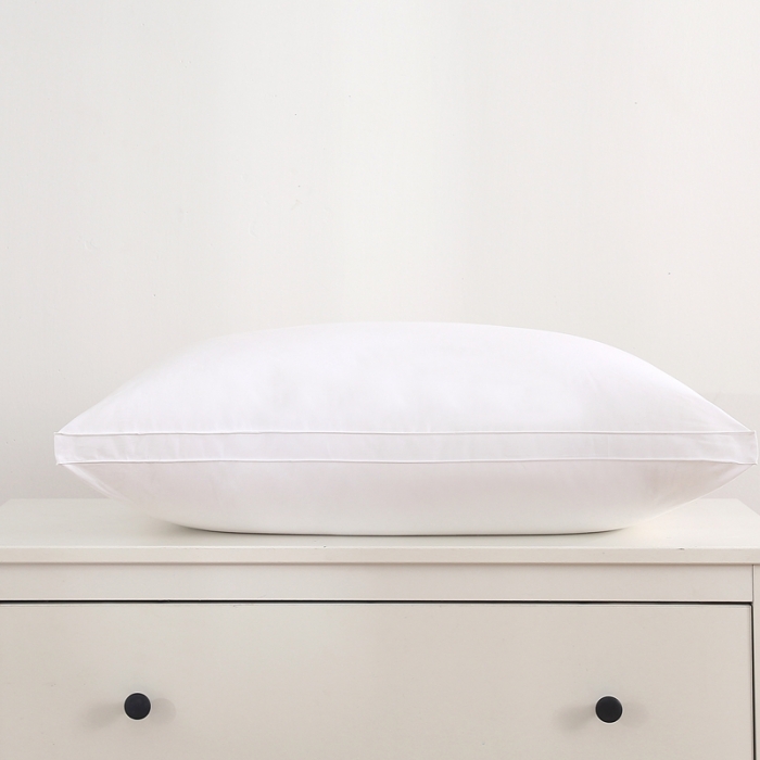 91家纺网 家纺一手货源 找家纺 锦绣万家 2020新款星级酒店羽丝绒枕芯 立体边