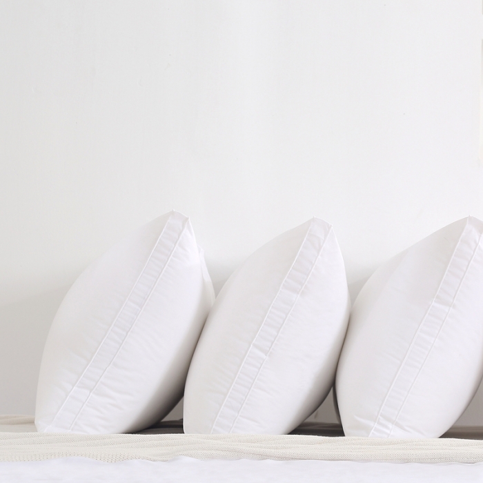 91家纺网 家纺一手货源 找家纺 锦绣万家 2020新款星级酒店羽丝绒枕芯 立体边