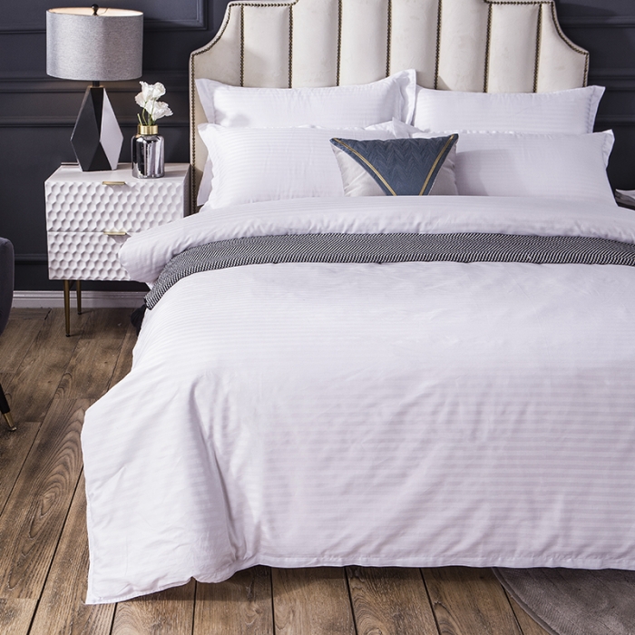 91家纺网 家纺一手货源 找家纺 （总）久典 2020新款学生单位宿舍酒店风全棉四件套