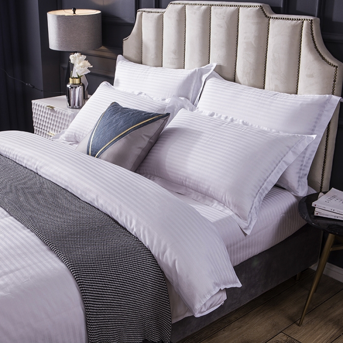 91家纺网 家纺一手货源 找家纺 （总）久典 2020新款学生单位宿舍酒店风全棉四件套