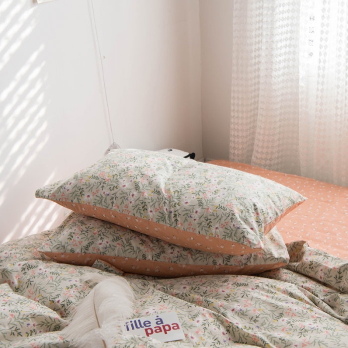 91家纺网 家纺一手货源 找家纺 希文 2020新款全棉印花四件套“素雅”系列 畅想青春