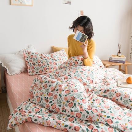 91家纺网 家纺一手货源 找家纺 （总）希文 2020新款全棉印花四件套“田园碎花”系列