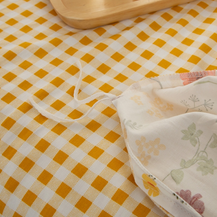 91家纺网 家纺一手货源 找家纺 感遇家纺 2020新款全棉小清新卡通四件套 花丛