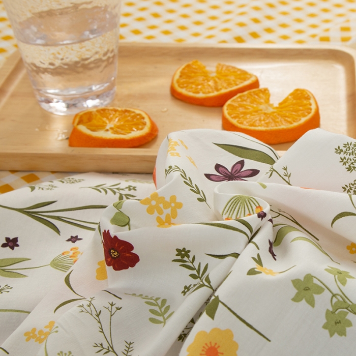 91家纺网 家纺一手货源 找家纺 感遇家纺 2020新款全棉小清新卡通四件套 花丛