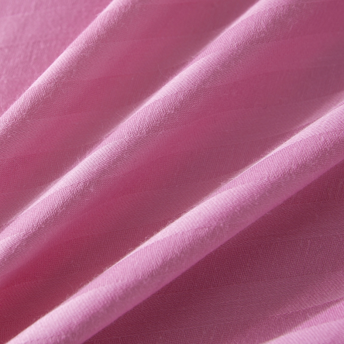 91家纺网 家纺一手货源 找家纺 久典 2020新款学生单位宿舍酒店风全棉四件套 艳丽粉