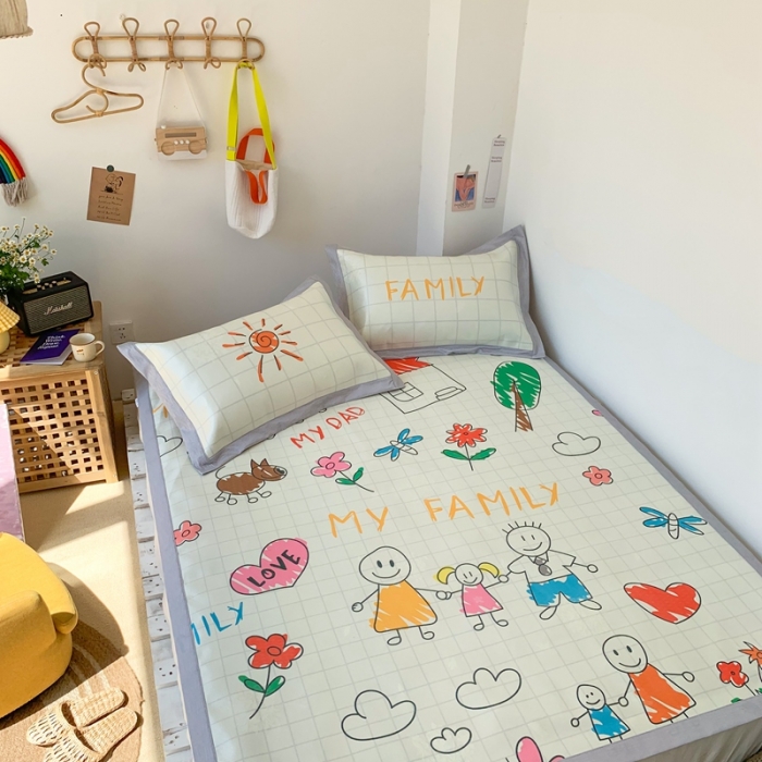 91家纺网 家纺一手货源 找家纺 （总）时年 2020新款水洗养生凉席