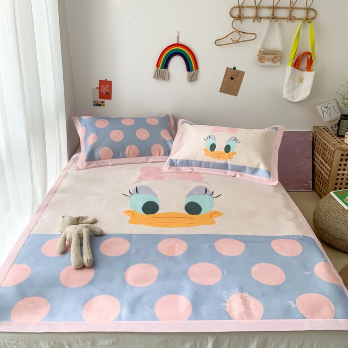 91家纺网 家纺一手货源 找家纺 时年 2020新款水洗养生凉席 黛西