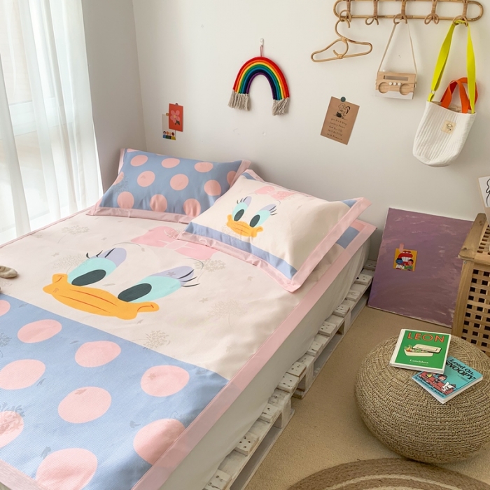 91家纺网 家纺一手货源 找家纺 时年 2020新款水洗养生凉席 黛西