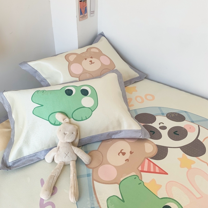 91家纺网 家纺一手货源 找家纺 时年 2020新款水洗养生凉席 好伙伴