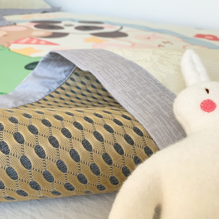 91家纺网 家纺一手货源 找家纺 时年 2020新款水洗养生凉席 好伙伴