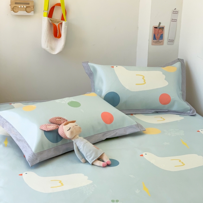 91家纺网 家纺一手货源 找家纺 时年 2020新款水洗养生凉席 和平鸽