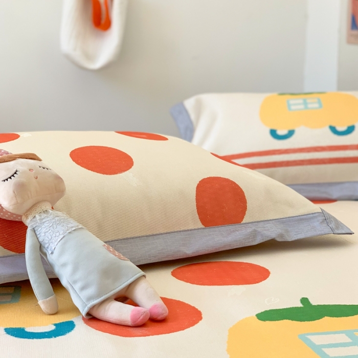 91家纺网 家纺一手货源 找家纺 时年 2020新款水洗养生凉席 南瓜车