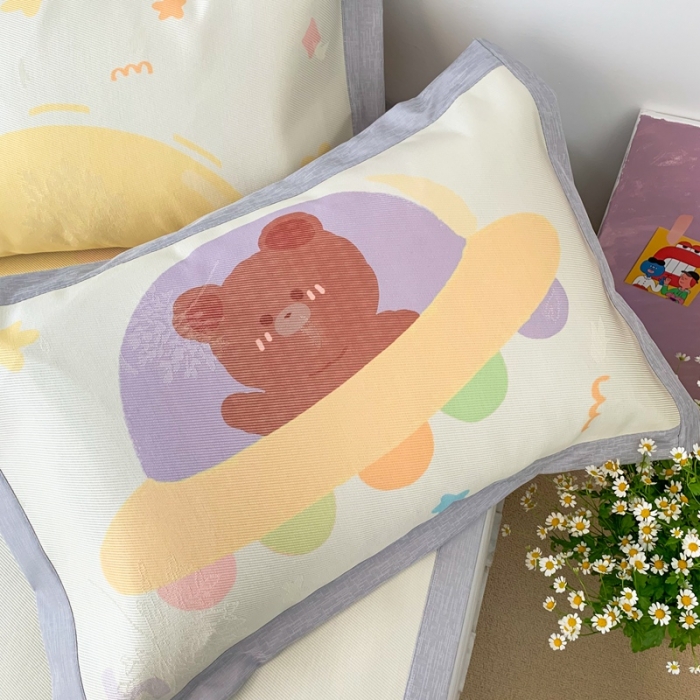 91家纺网 家纺一手货源 找家纺 时年 2020新款水洗养生凉席 太空旅行