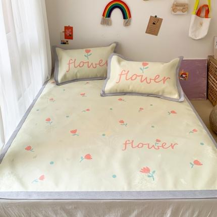 时年 2020新款水洗养生凉席 小花