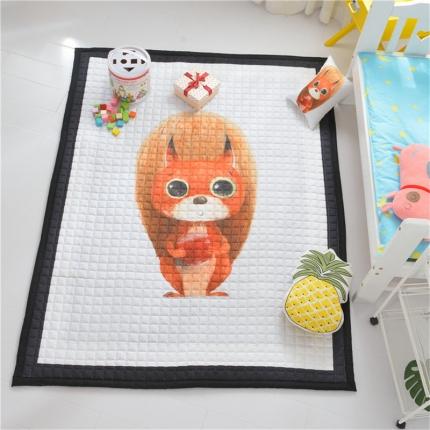 91家纺网 家纺一手货源 找家纺 卡奥 2020新款北欧超萌卡通地毯地垫爬爬垫家用垫子 松萌萌