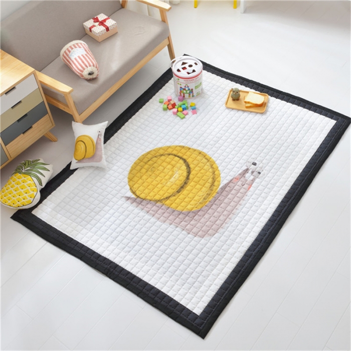 91家纺网 家纺一手货源 找家纺 卡奥 2020新款北欧超萌卡通地毯地垫爬爬垫家用垫子 慢萌萌