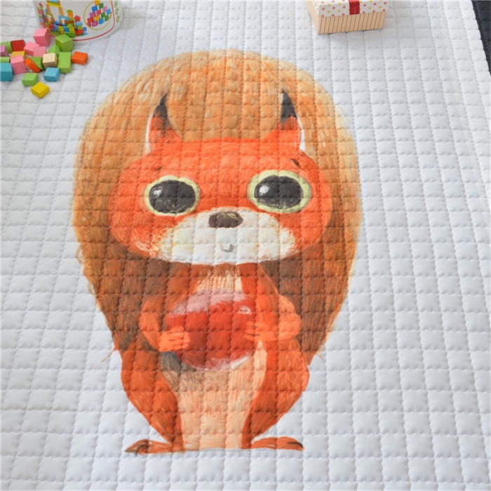 91家纺网 家纺一手货源 找家纺 卡奥 2020新款北欧超萌卡通地毯地垫爬爬垫家用垫子 松萌萌