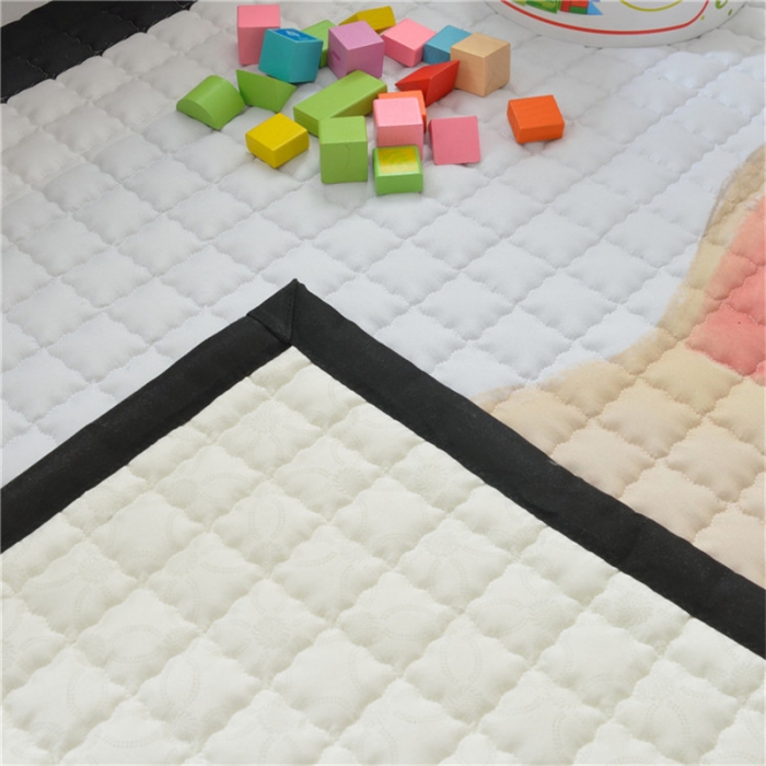 91家纺网 家纺一手货源 找家纺 卡奥 2020新款北欧超萌卡通地毯地垫爬爬垫家用垫子 兔萌萌