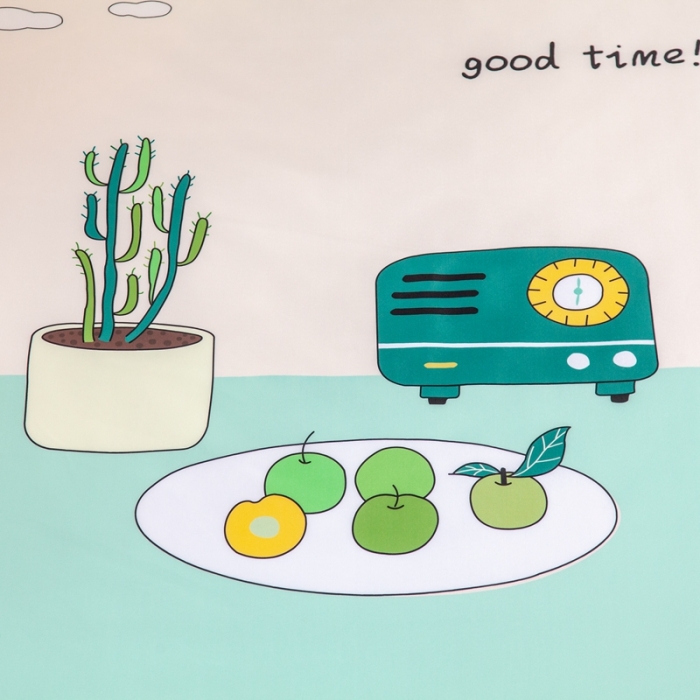 91家纺网 家纺一手货源 找家纺 纽缦 2020新款冰丝大版床裙三件套 清新小资