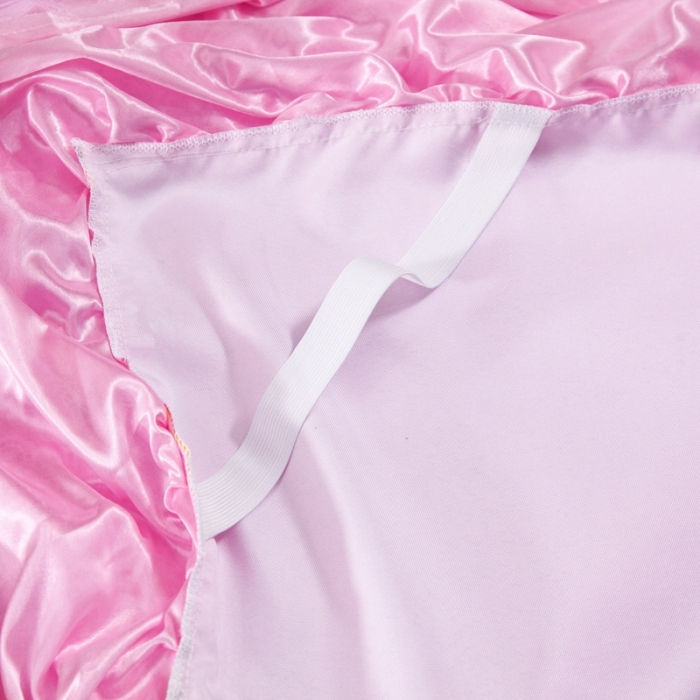 91家纺网 家纺一手货源 找家纺 纽缦 2020新款冰丝大版床裙三件套 猪事顺利