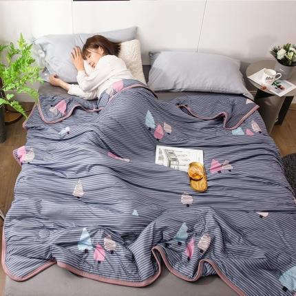 91家纺网 家纺一手货源 找家纺 佰亿莱 2024新款凉感丝夏被 海伦