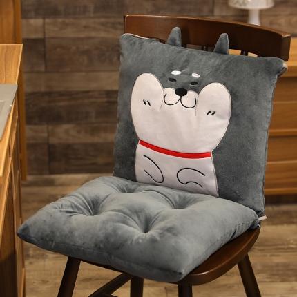 91家纺网 家纺一手货源 找家纺 （总）仟亿莱 2020新款森林动物连体坐垫