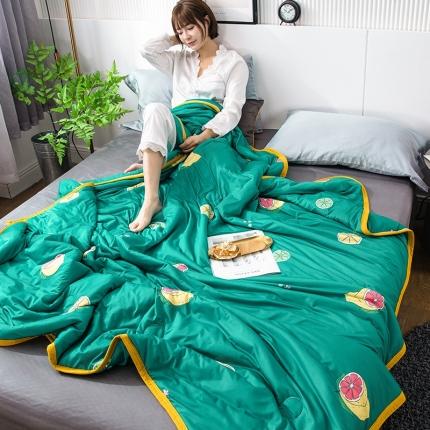 91家纺网 家纺一手货源 找家纺 佰亿莱 2024新款凉感丝夏被 暖夏