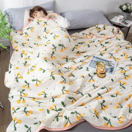 91家纺网 家纺一手货源 找家纺 佰亿莱 2024新款凉感丝夏被 小确幸