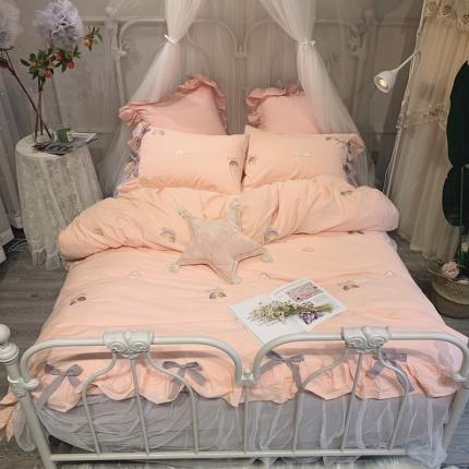 91家纺网 家纺一手货源 找家纺 （总）嗨购 2020新款彩虹实拍图四件套