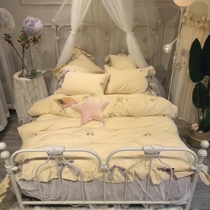 91家纺网 家纺一手货源 找家纺 （总）嗨购 2020新款彩虹实拍图四件套